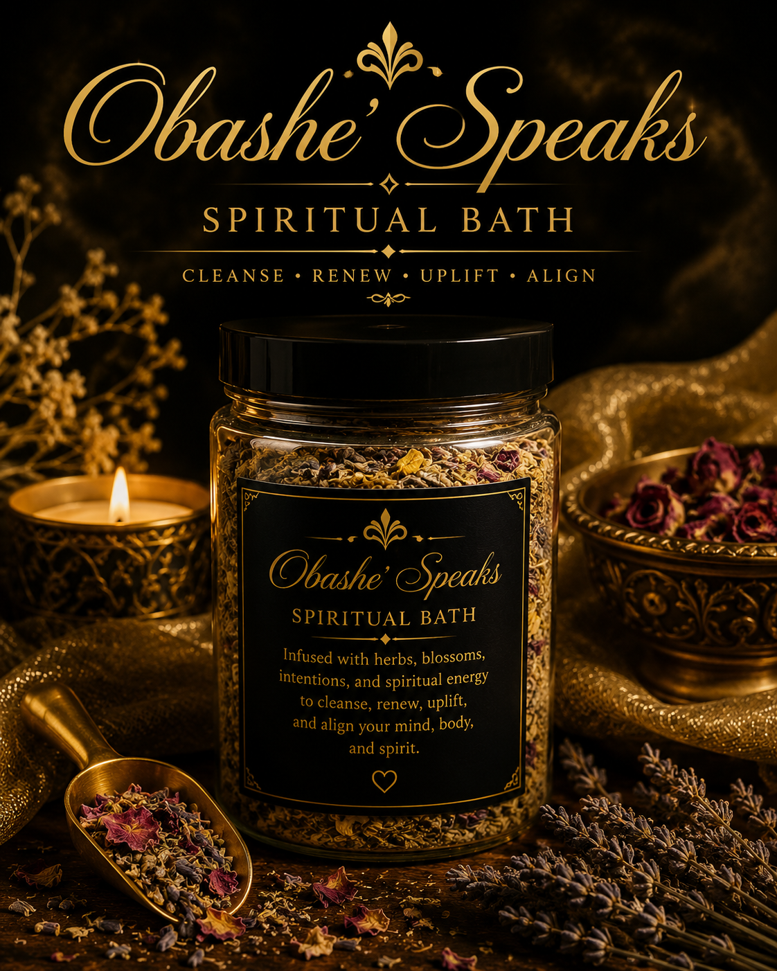 Obashe' Speaks Spirtual Bath