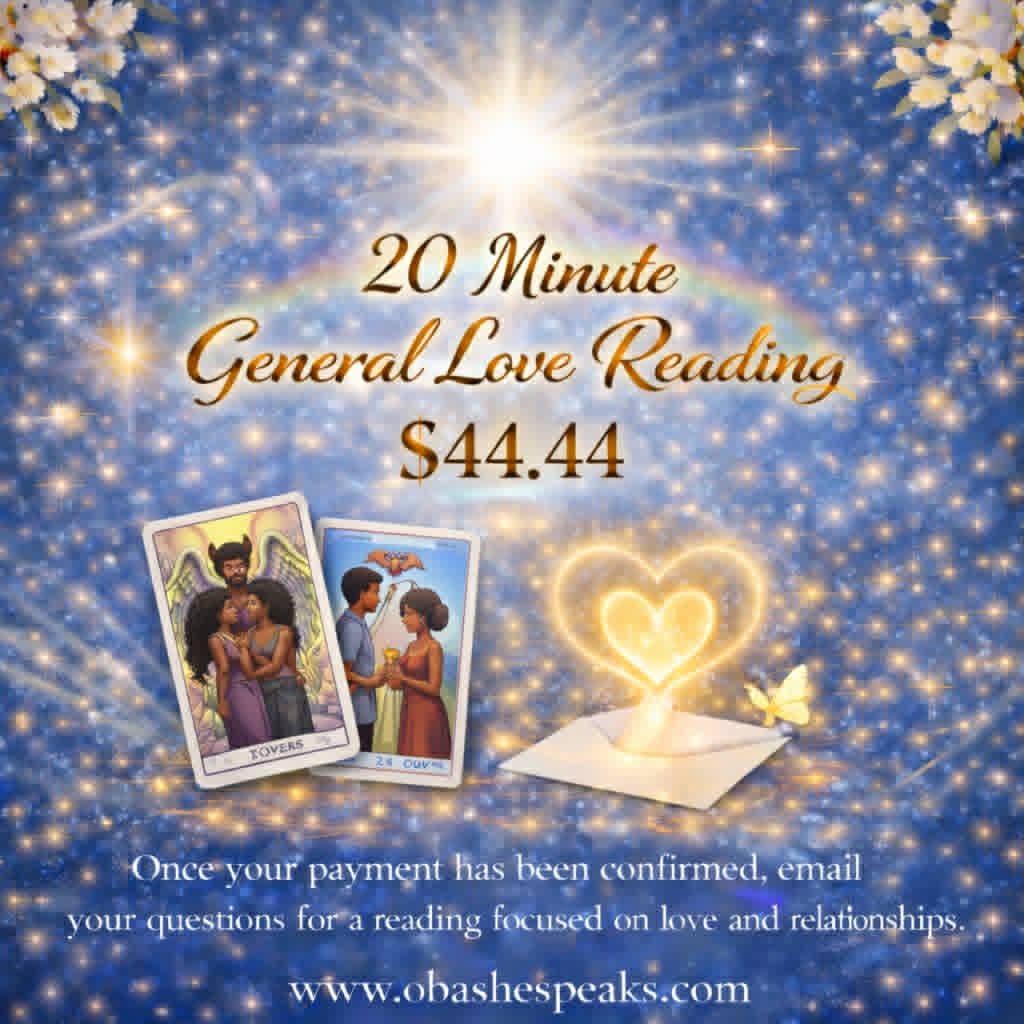 20 Minute General Love Reading — $44.44