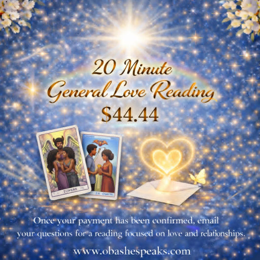20 Minute General Love Reading — $44.44