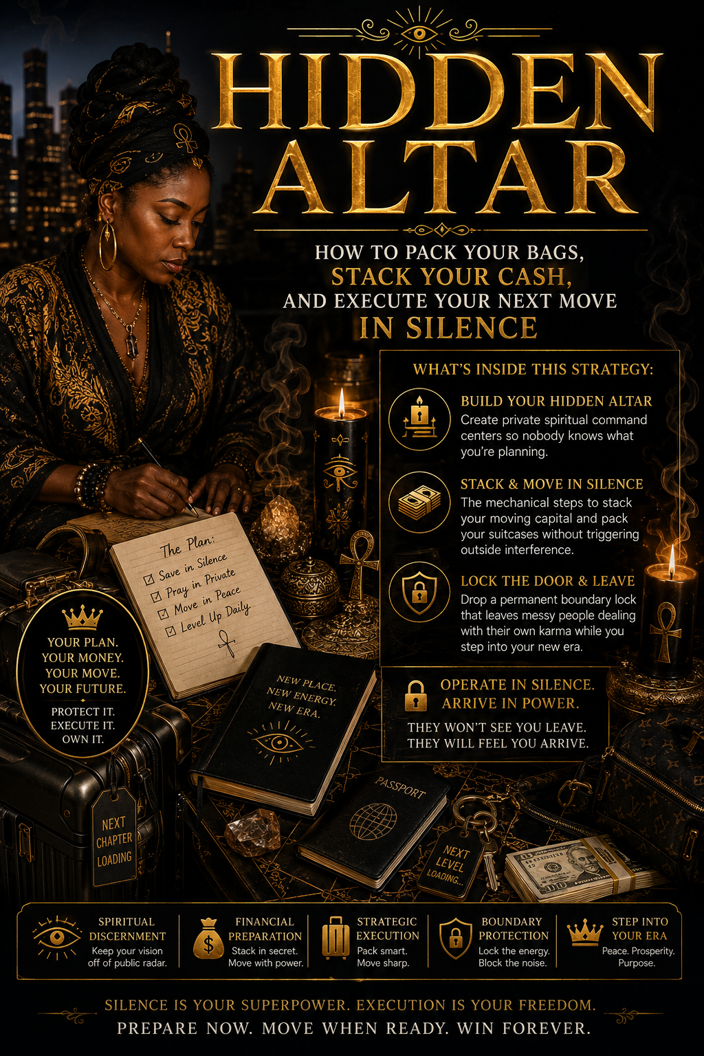 The Hidden Altar: How to Pack Your Bags, Stack Your Cash, and Execute Your Next Move in Silence