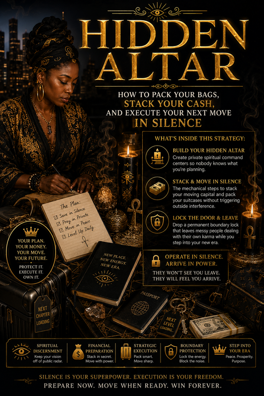 The Hidden Altar: How to Pack Your Bags, Stack Your Cash, and Execute Your Next Move in Silence